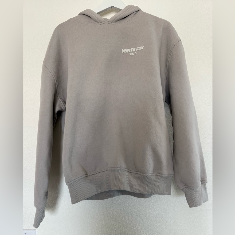 White Fox Hoodie size M/L